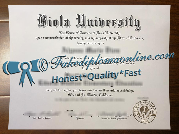 Biola University degree