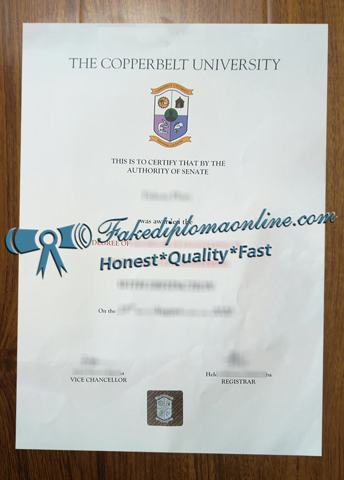 Copperbelt University diploma