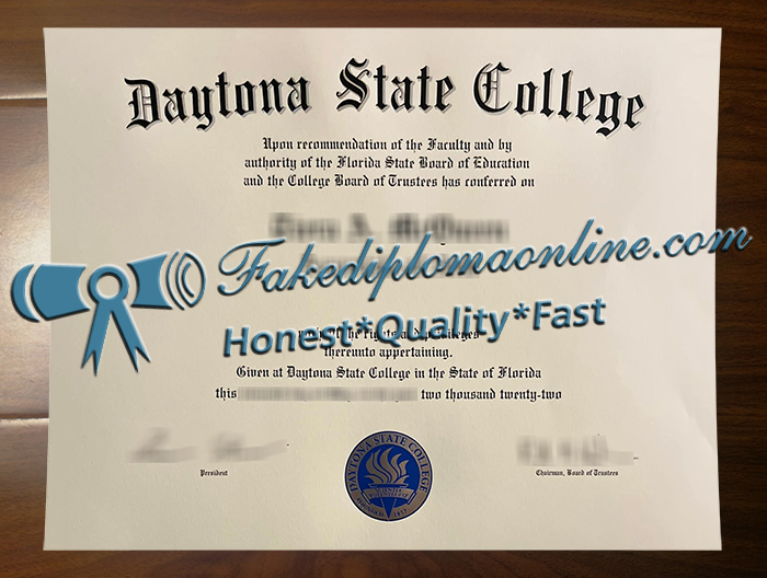 Daytona State College diploma