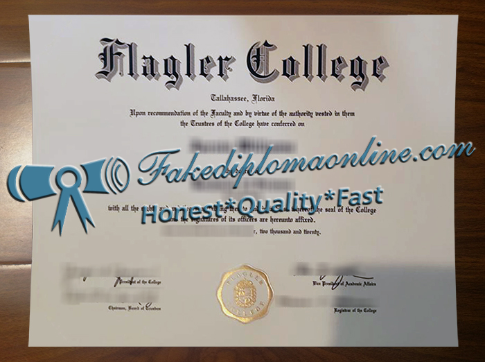 Flagler College diploma