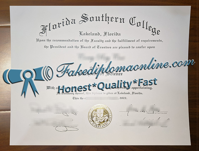 Florida Southern College diploma