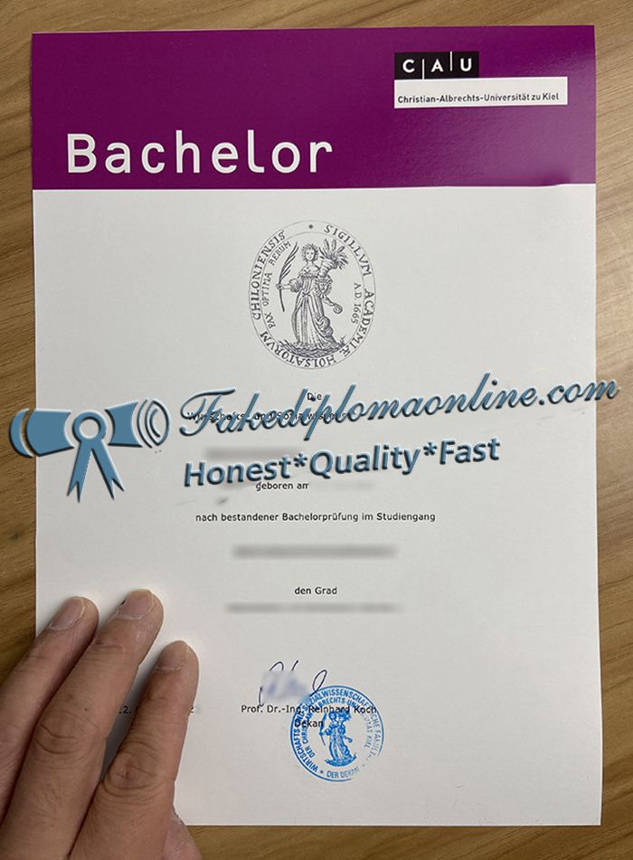 Kiel University diploma