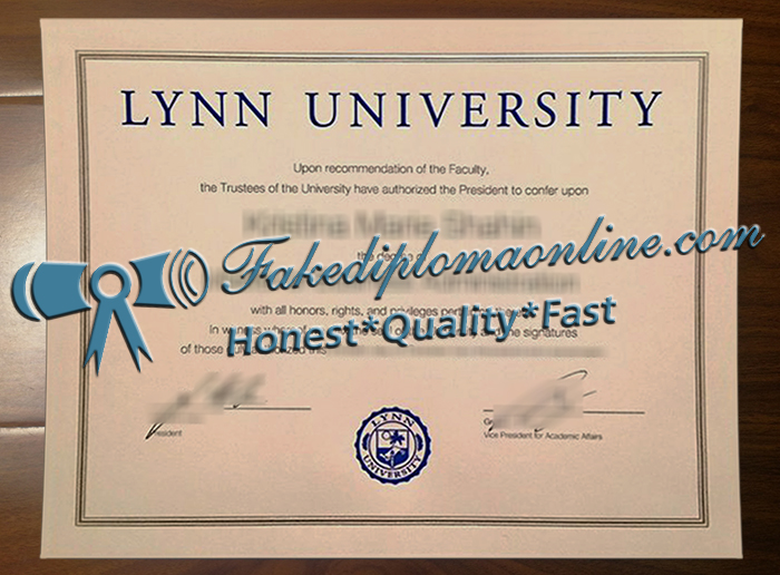 Lynn University diploma