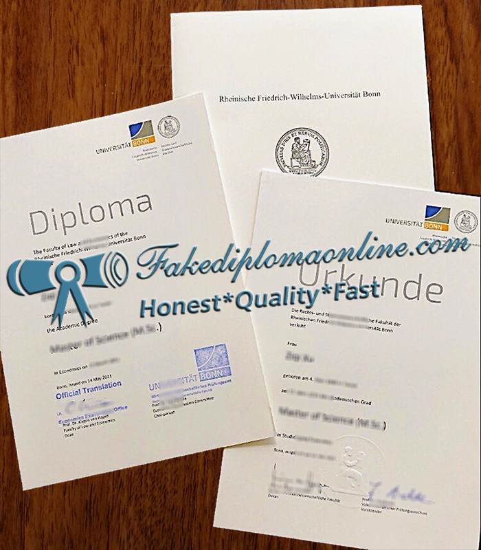 Rheinische Friedrich-Wilhelms-Universität Bonn diploma