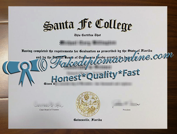 Santa Fe College diploma