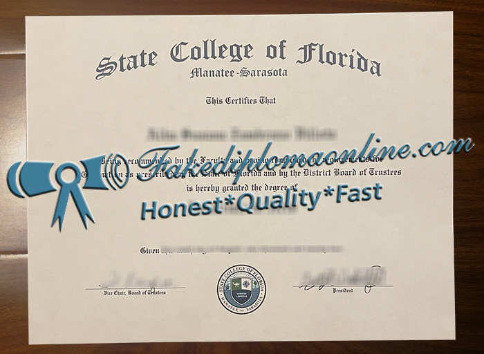 State College of Florida Manatee-Sarasota diploma