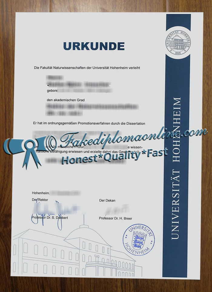 Universität Hohenheim degree