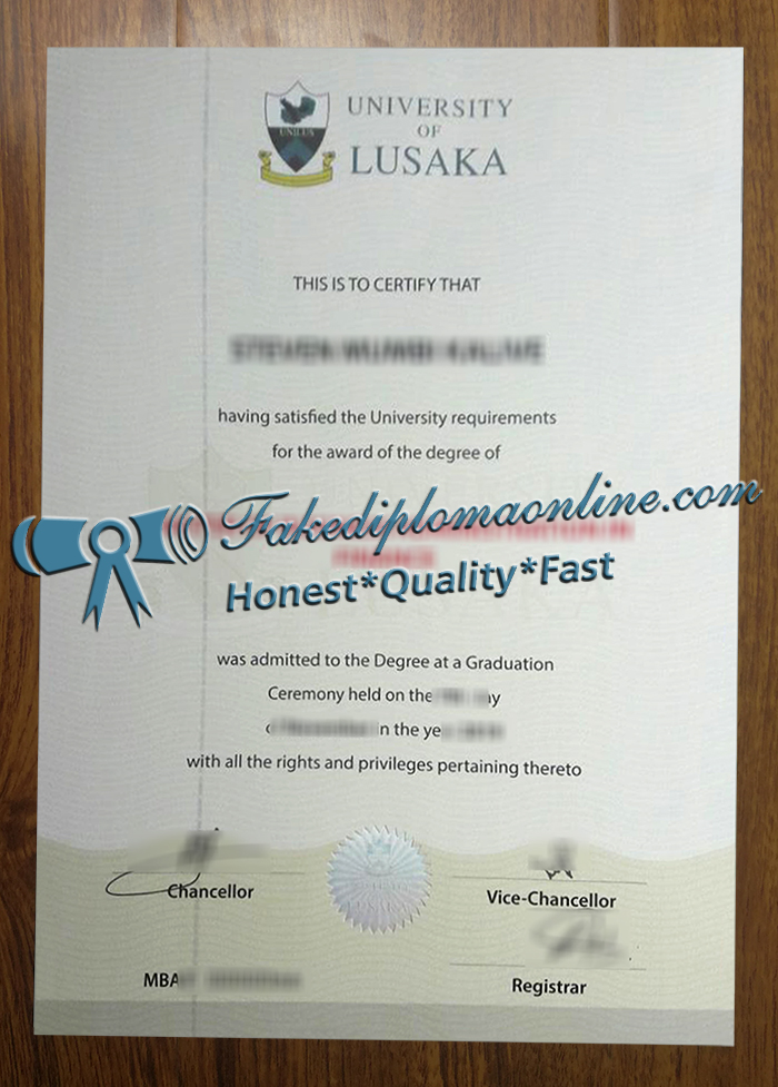 University of Lusaka diploma