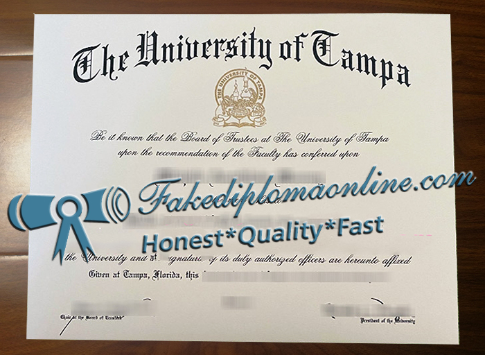 University of Tampa diploma