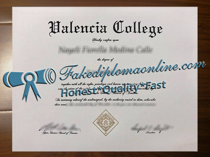 Valencia College diploma