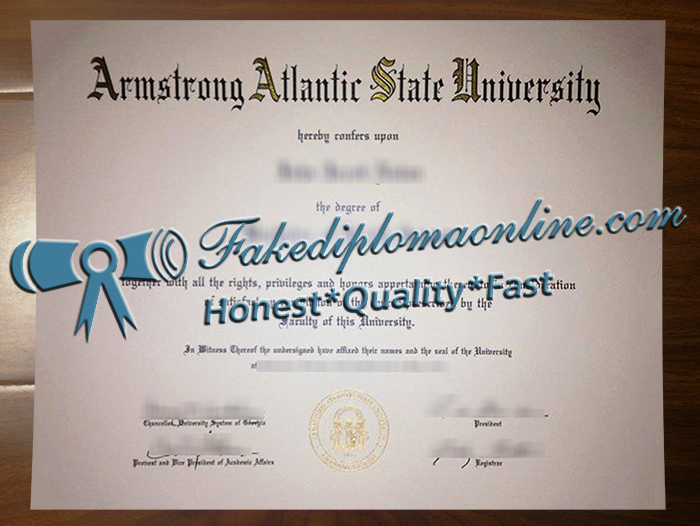 Armstrong Atlantic State University diploma