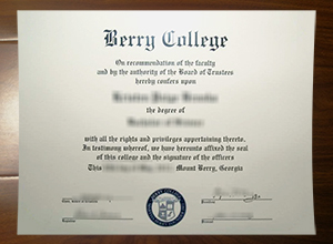 Berry College degree