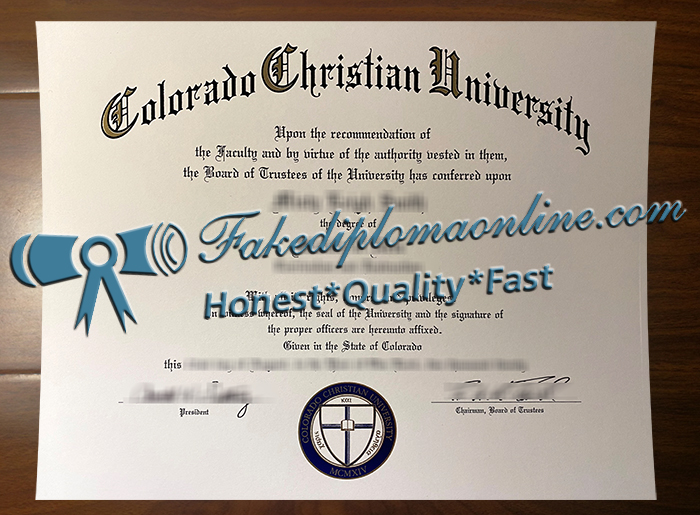 Colorado Christian University degree