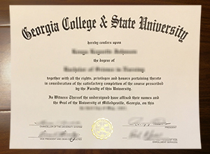 Georgia College and State University degree