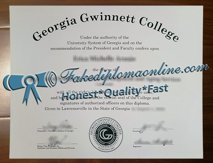 Georgia Gwinnett College diploma