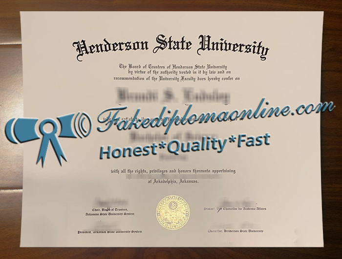 Henderson State University diploma