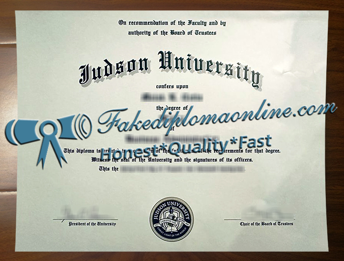 Judson University diploma