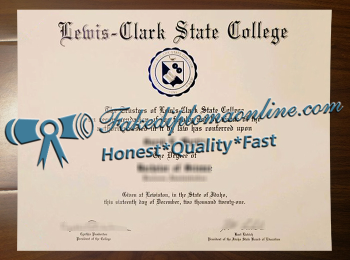 Lewis–Clark State College diploma