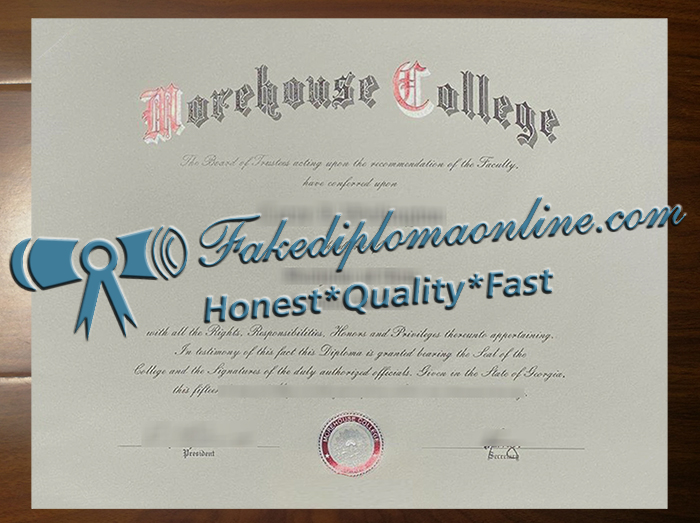 Morehouse College diploma