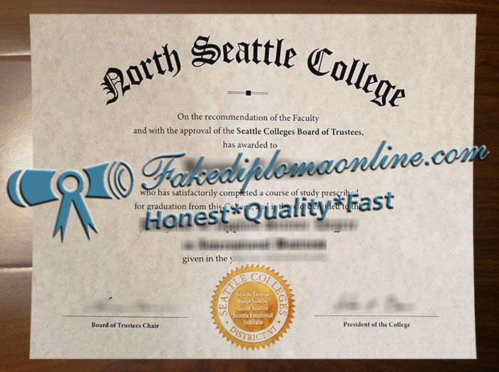 North Seattle College diploma