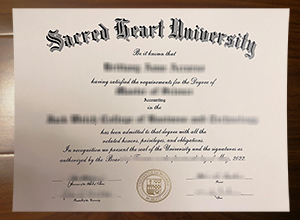 Sacred Heart University degree