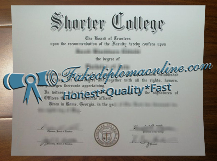 Shorter University diploma