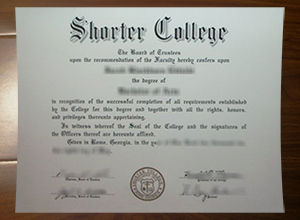 Shorter University degree