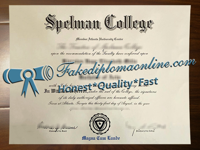 Spelman College diploma