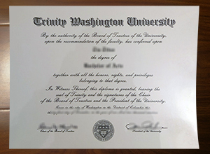 Trinity Washington University degree