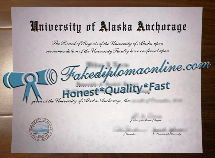 University of Alaska Anchorage diploma