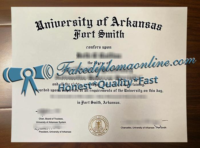 University of Arkansas–Fort Smith diploma