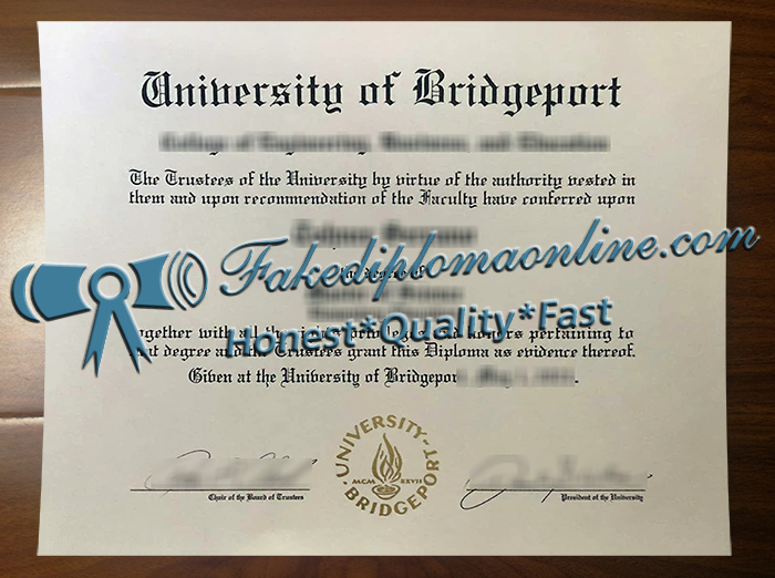 University of Bridgeport diploma