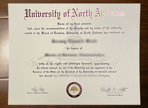 University of North Alabama degree