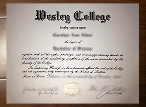 Wesley College degree