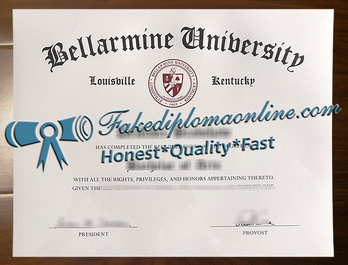 Bellarmine University diploma