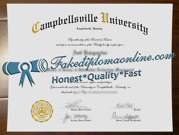 Campbellsville University diploma