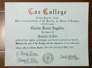 Coe College degree