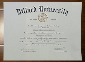 Dillard University degree