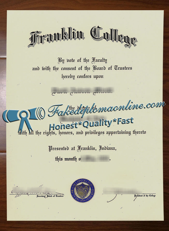 Franklin College degree