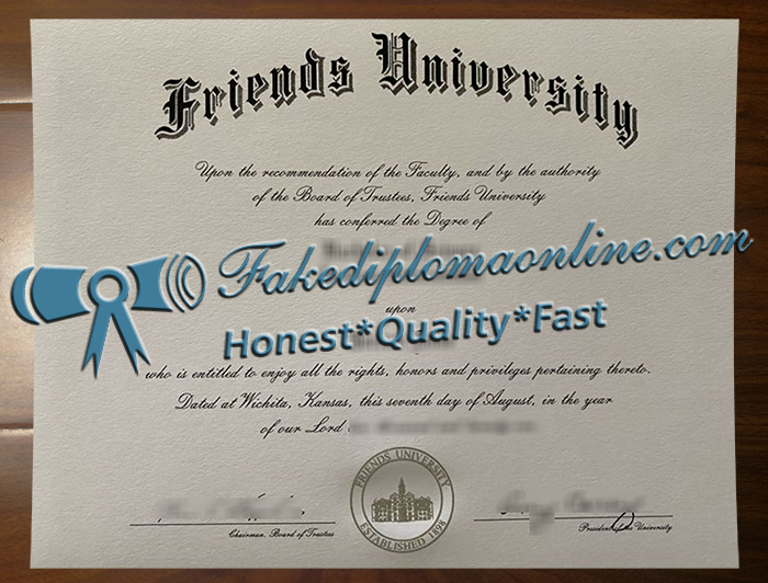 Friends University diploma