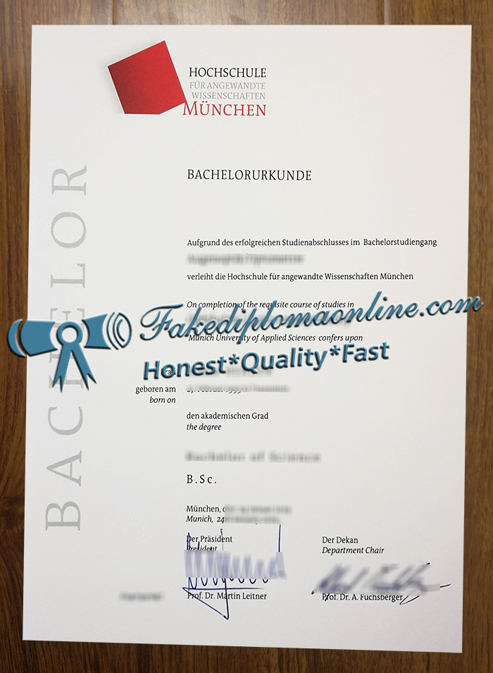 Hochschule München degree