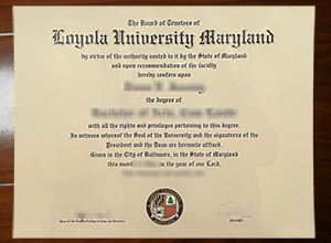 Loyola University Maryland degree