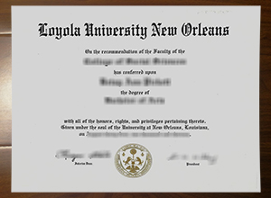 Loyola University New Orleans degree