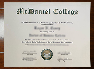 McDaniel College degree