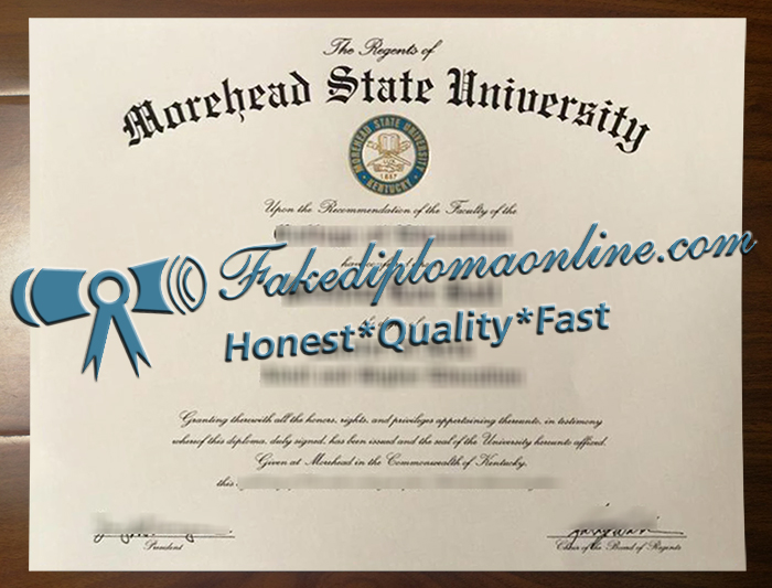 Morehead State University diploma