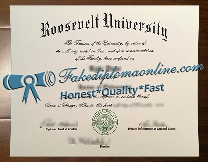 Roosevelt University diploma