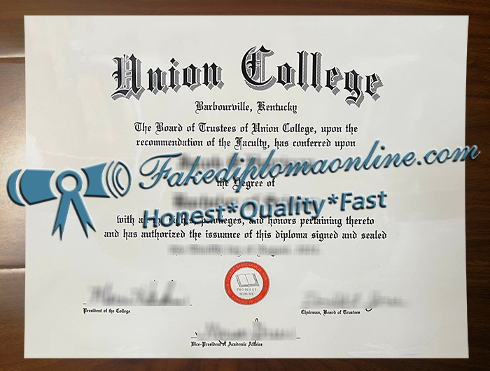 Union College diploma