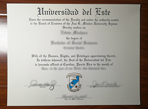 Universidad del Este degree