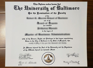 University of Baltimore degree