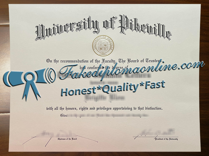 University of Pikeville diploma